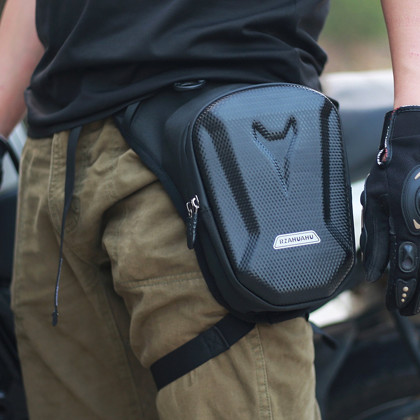 Tactical Leg Bag Men's Motorcycle Bike Multifunctional Waterproof Leggings Waist Bag Outdoor Oblique Straddle Bag