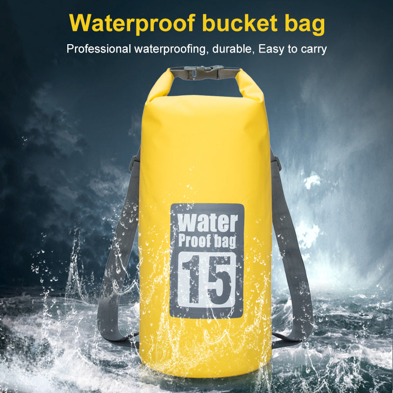 5L/10L/15L/20L/30L Outdoor Sport PVC Waterproof Storage Dry Bag For Canoe Kayak Rafting Swimming Travel Kit Sack Backpack