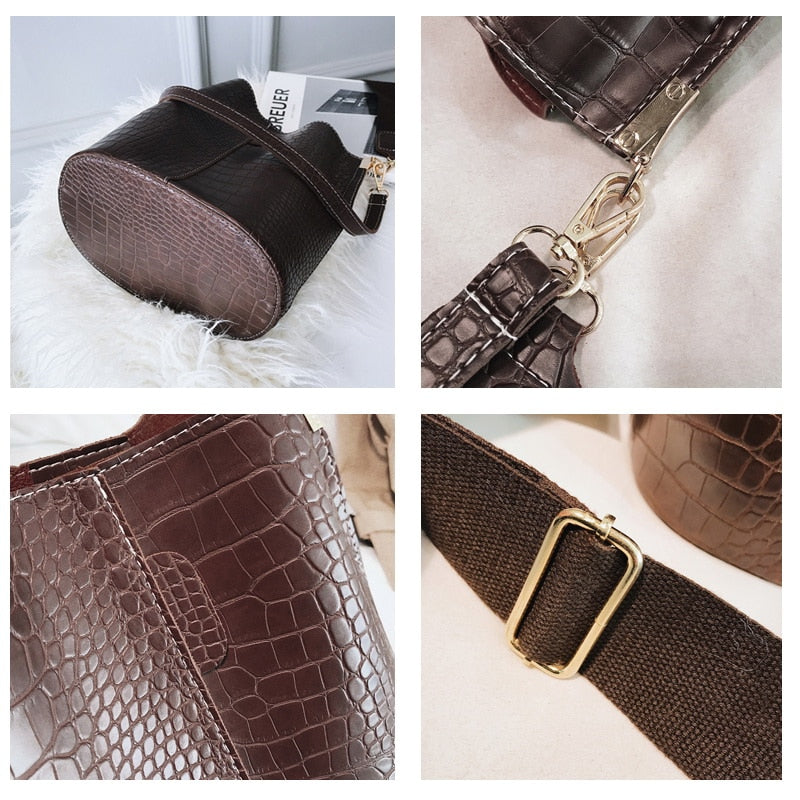 Ansloth Crossbody Bag For Women, Shoulder Bag, Designer Women Bags Luxury PU Leather Bag Bucket Bag Handbag