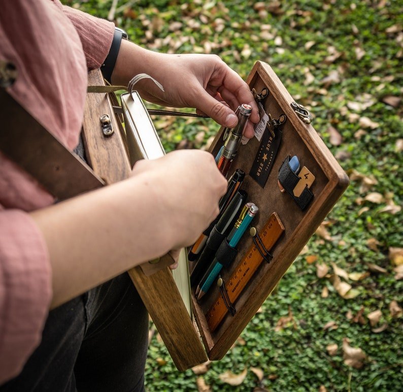 Writers Messenger Wood Box Writers Messenger Wooden Box Creative Wooden Box Satchel