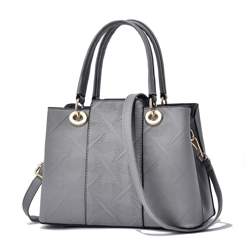 NewpoNss Women Bag Vintage Casual Tote Top-Handle Women Bag Shoulder student Handbag Purse Wallet Leather New