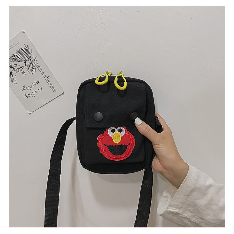 Small Bag Girl Summer New Mobile Phone Bag Ins Korean Version Messenger Bag Student Canvas Shoulder Bag