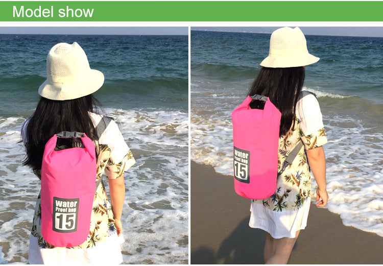 5L/10L/15L/20L/30L Outdoor Sport PVC Waterproof Storage Dry Bag For Canoe Kayak Rafting Swimming Travel Kit Sack Backpack