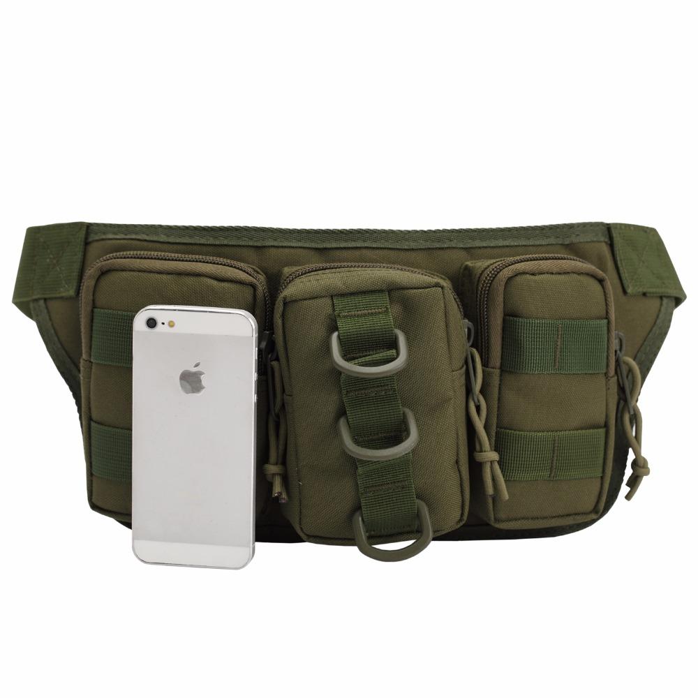 Black Hawk Commandos Waist Bag 3-Sack Portable Waterproof camouflage pack for Travel workout sports outdoor