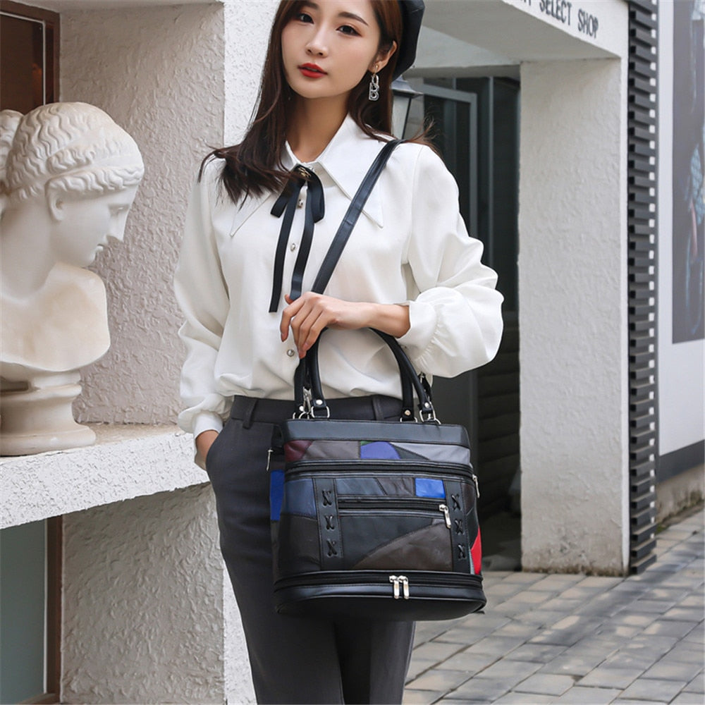 Luxury Designer Leather Ladies Shoulder Bag Fashion Design Women's Handbag
