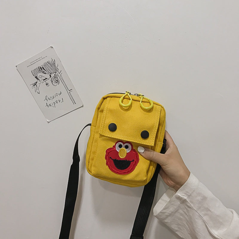 Small Bag Girl Summer New Mobile Phone Bag Ins Korean Version Messenger Bag Student Canvas Shoulder Bag