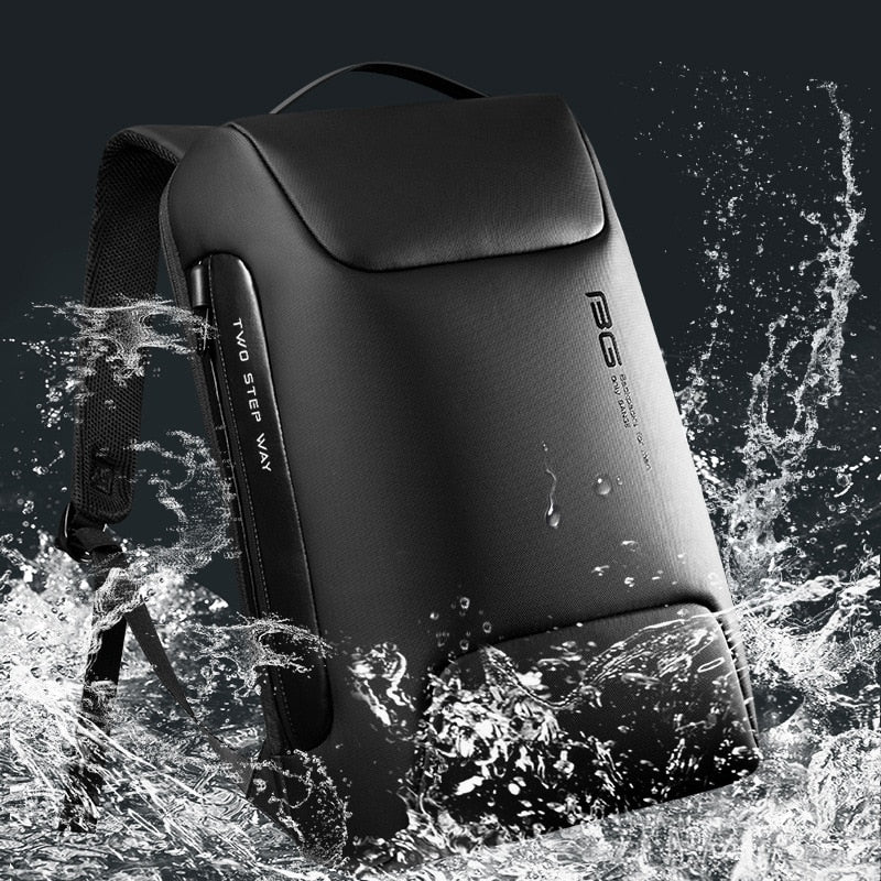 BANGE New Anti Thief Backpack Fits 15.6 inch Laptop Backpack Multifunctional Backpack WaterProof for Business Shoulder Bags