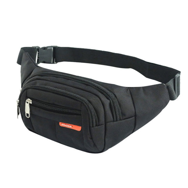 6 Colors Unisex Waist Men Women Bum Bag Travelling Phone Money Pouch Banana Bags Female Belt Bags
