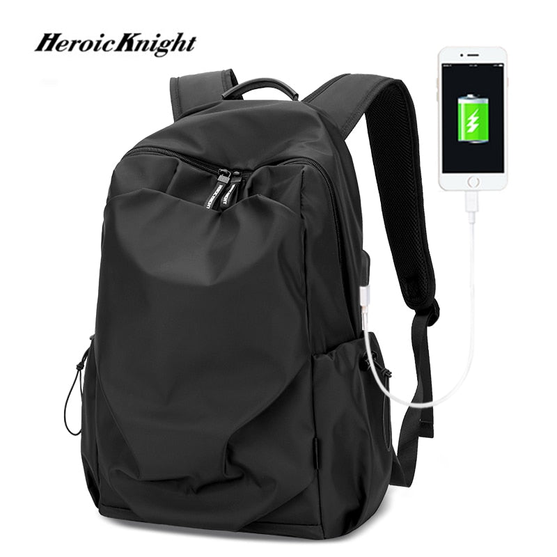 Heroic Knight Men Fashion Backpack 15.6inch Laptop Backpack Men Waterproof Travel Outdoor backpack School Teenage Mochila Bag
