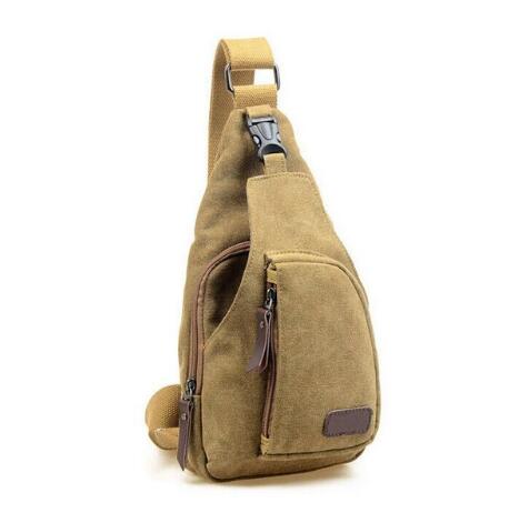 Men Canvas Messenger Bag Casual Travel Military Bag