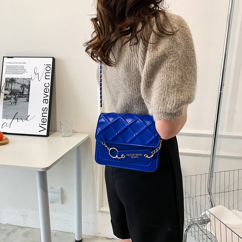 Korean Style Of Women's Bag Small Bag New Small Square Bag Of The Sweet Simple Chain Shoulder Messenger Bag