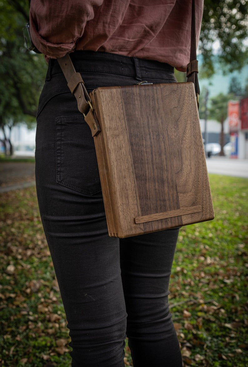 Writers Messenger Wood Box Writers Messenger Wooden Box Creative Wooden Box Satchel