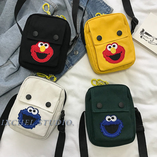 Small Bag Girl Summer New Mobile Phone Bag Ins Korean Version Messenger Bag Student Canvas Shoulder Bag