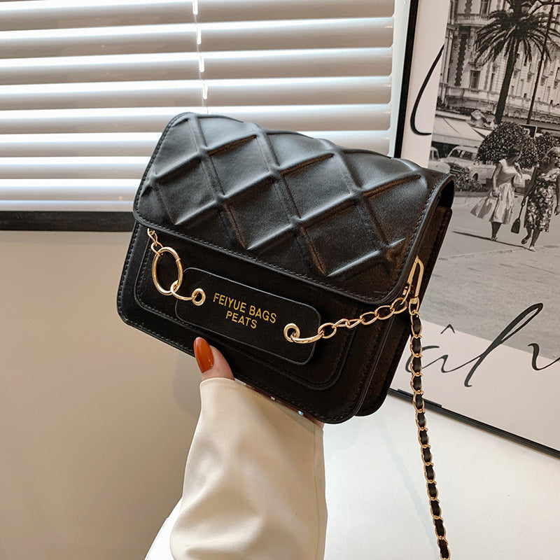 Korean Style Of Women's Bag Small Bag New Small Square Bag Of The Sweet Simple Chain Shoulder Messenger Bag