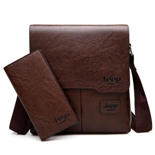 Stylish yet rugged branded Mens Pu Leather Messenger Shoulder Bags