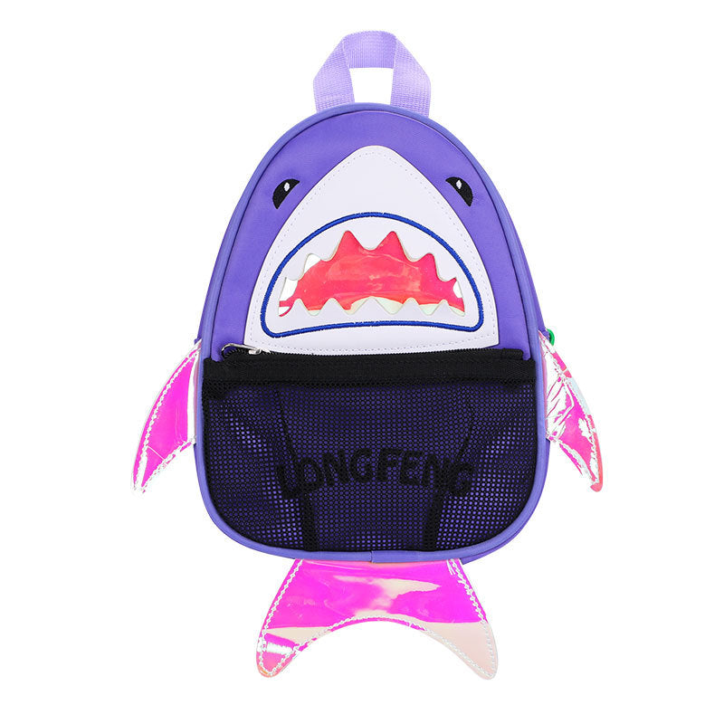 Children's schoolbag cute shark primary school backpack kindergarten light backpack