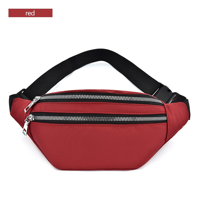 AIREEBAY New bum bag For Women Waterproof  Waist Bags Ladies Fashion Bum Bag Travel Crossbody Chest Bags Unisex Hip Bag