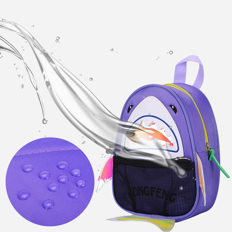 Children's schoolbag cute shark primary school backpack kindergarten light backpack