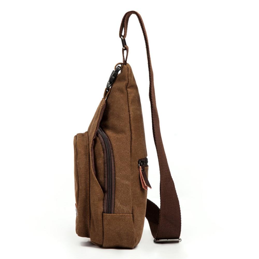 Men Canvas Messenger Bag Casual Travel Military Bag