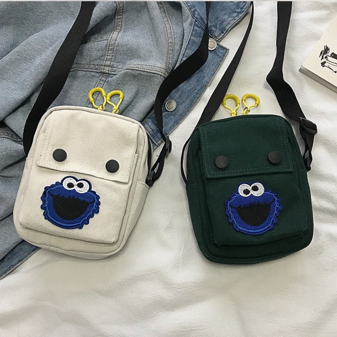 Small Bag Girl Summer New Mobile Phone Bag Ins Korean Version Messenger Bag Student Canvas Shoulder Bag