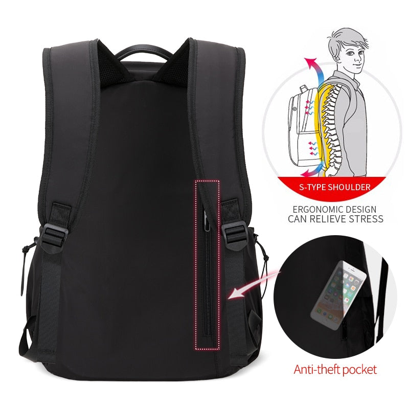 Heroic Knight Men Fashion Backpack 15.6inch Laptop Backpack Men Waterproof Travel Outdoor backpack School Teenage Mochila Bag