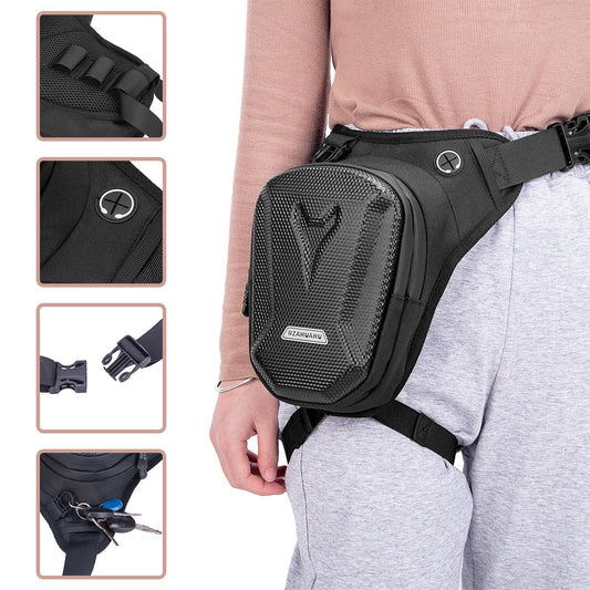 Tactical Leg Bag Men's Motorcycle Bike Multifunctional Waterproof Leggings Waist Bag Outdoor Oblique Straddle Bag