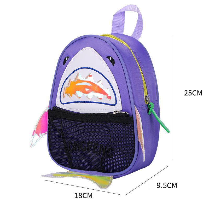 Children's schoolbag cute shark primary school backpack kindergarten light backpack