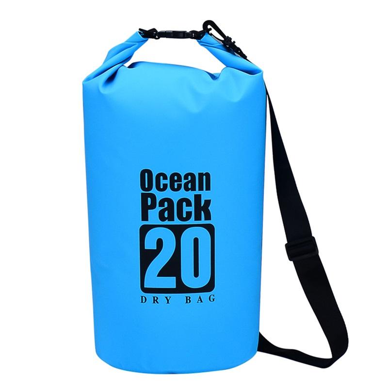 5L 10L 20L waterproof bag dry bag Sack Pouch Canoe Portable Dry Bags backpack for Boating Kayaking Camping Rafting HikingBicycle