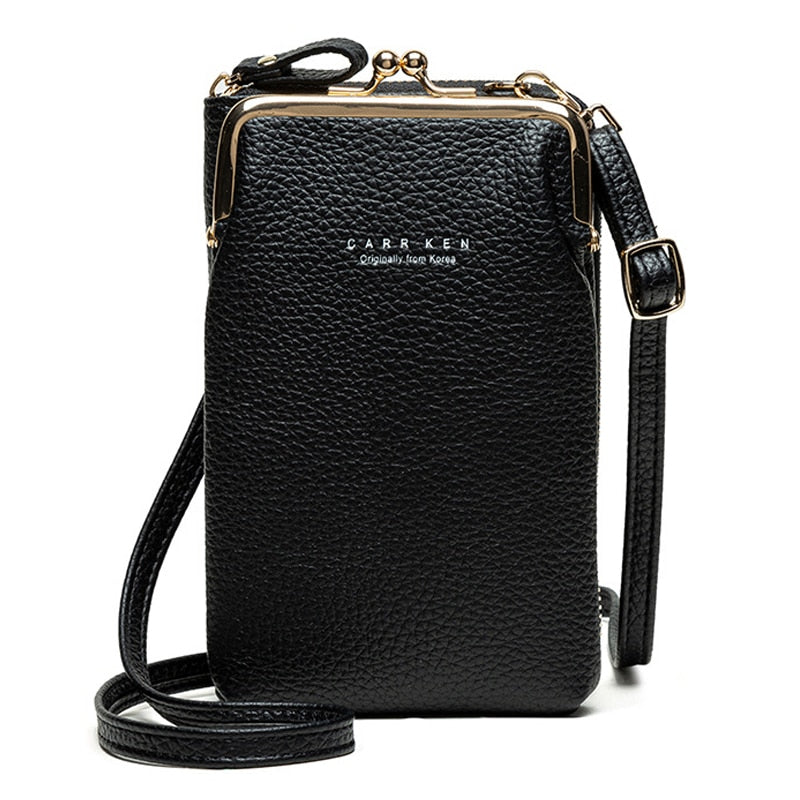 High Quality Phone Bag PU Leather Large Capacity Travel Portable Shoulder Bag Brand Ladies Crossbody Bag Fashion Messenger Bag