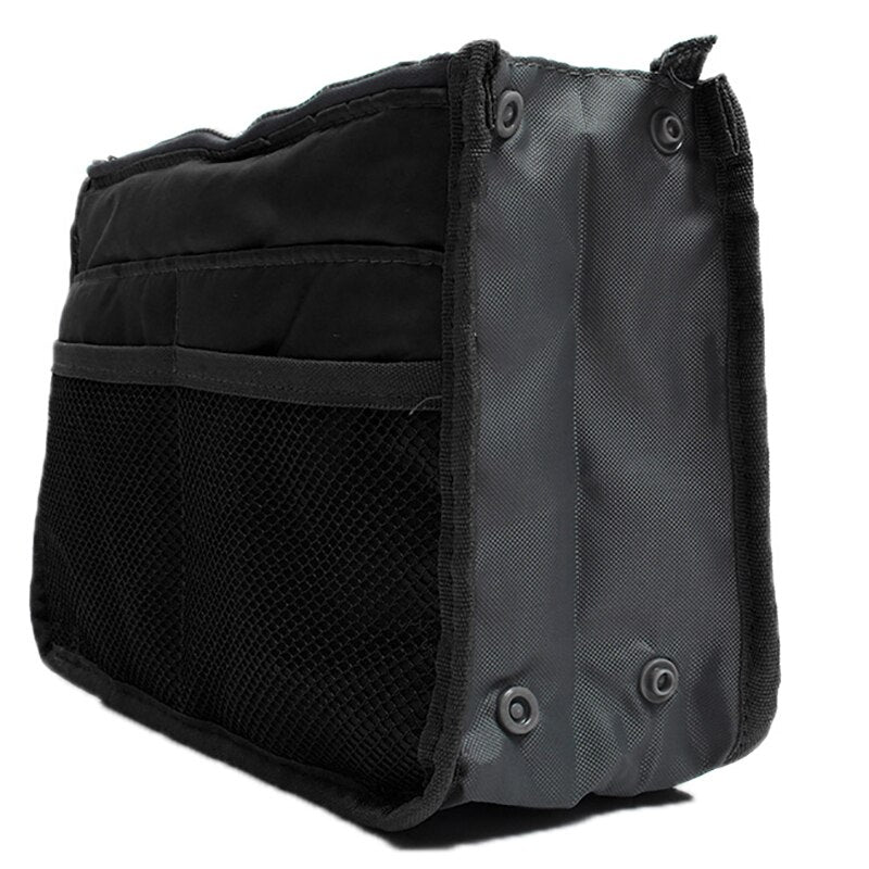 Organizer Insert Bag Women Nylon Travel Insert Organizer Handbag Purse Large liner Makeup Cosmetic Bag Cheap Female Tote Pouch