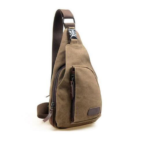 Men Canvas Messenger Bag Casual Travel Military Bag