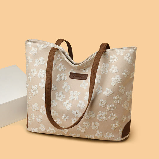 Simple And Large-Capacity Ladies Bag New Spring And Summer Casual Fashion Western Style Fashion Single Shoulder Tote Large Bag