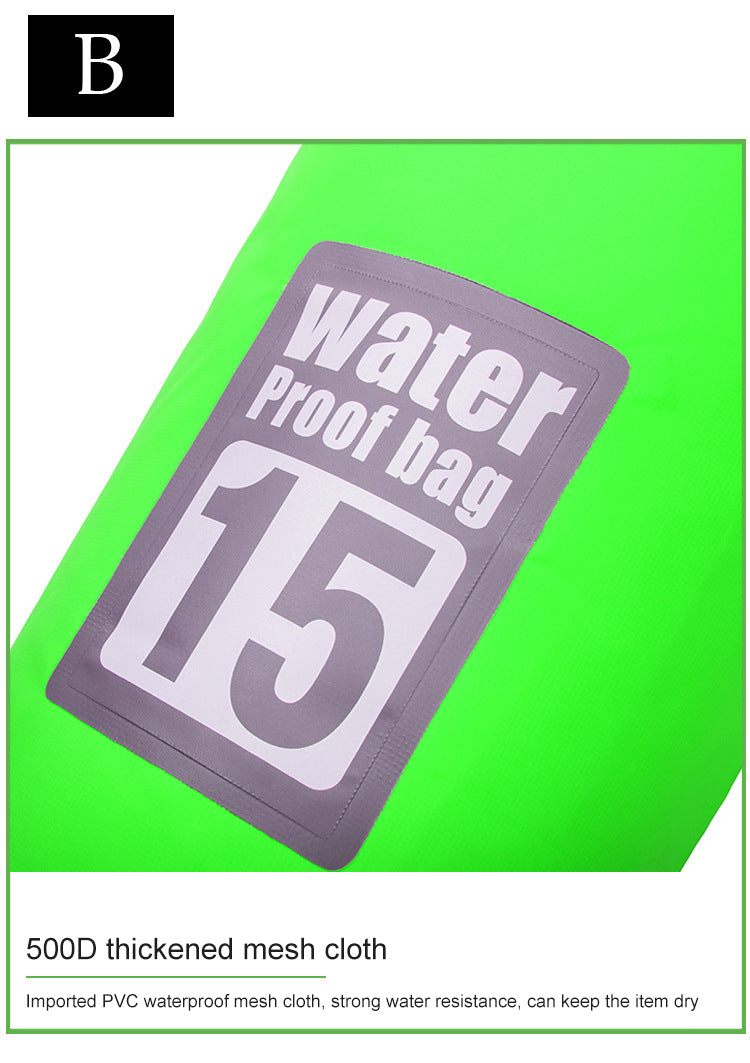 5L/10L/15L/20L/30L  Outdoor Sport PVC Waterproof Storage Dry Bag For Canoe Kayak Rafting Swimming Travel Kit Sack Backpack