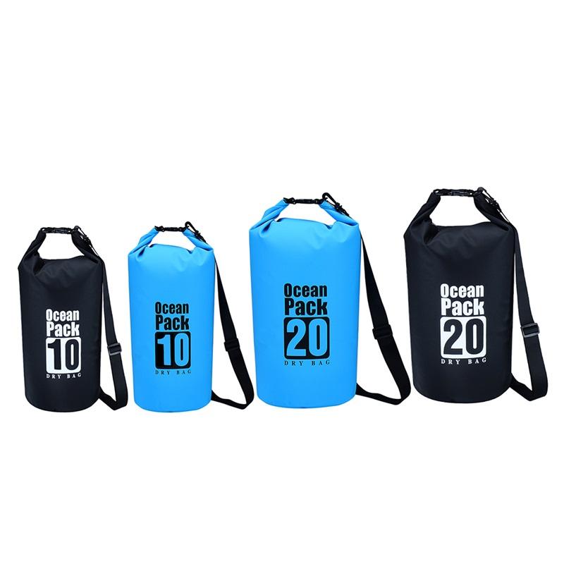 5L 10L 20L waterproof bag dry bag Sack Pouch Canoe Portable Dry Bags backpack for Boating Kayaking Camping Rafting HikingBicycle