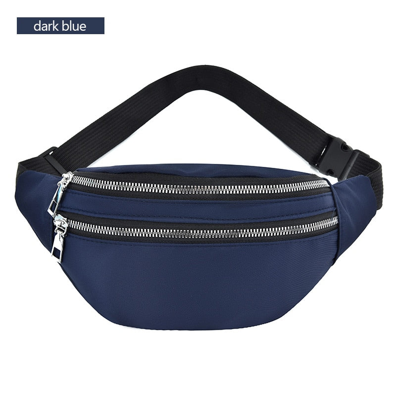 AIREEBAY New bum bag For Women Waterproof  Waist Bags Ladies Fashion Bum Bag Travel Crossbody Chest Bags Unisex Hip Bag