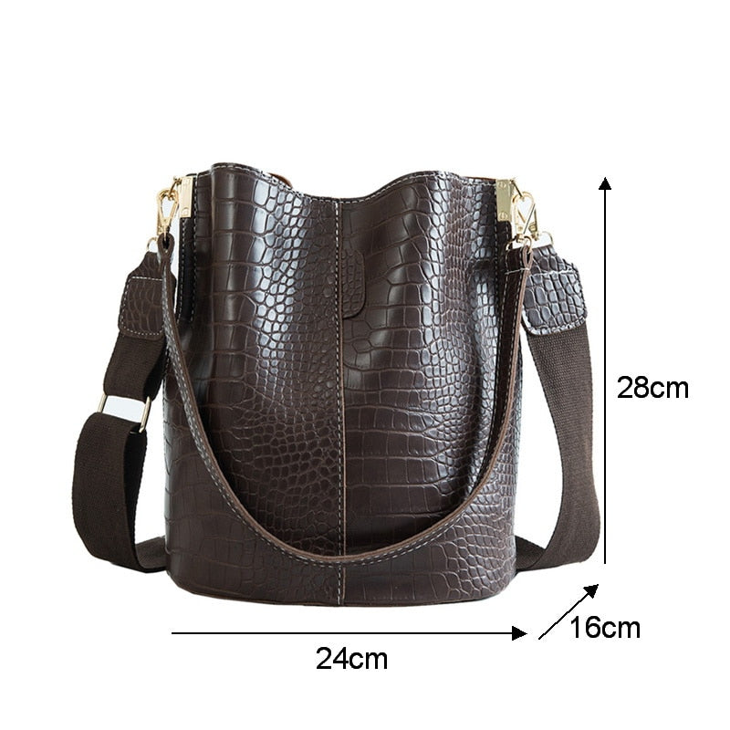 Ansloth Crossbody Bag For Women, Shoulder Bag, Designer Women Bags Luxury PU Leather Bag Bucket Bag Handbag