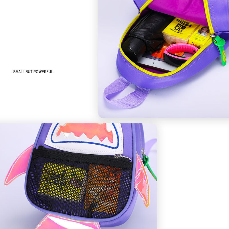 Children's schoolbag cute shark primary school backpack kindergarten light backpack