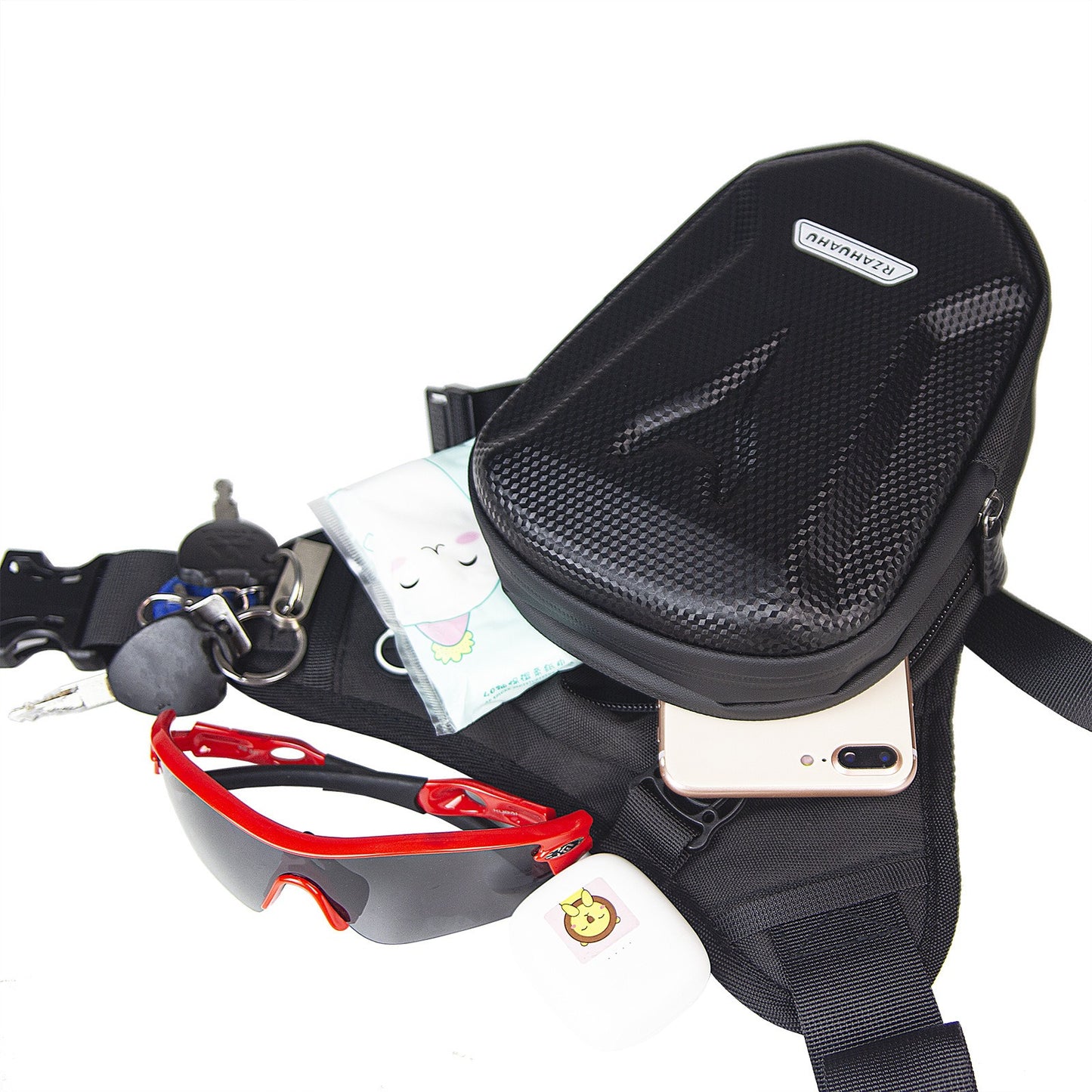 Tactical Leg Bag Men's Motorcycle Bike Multifunctional Waterproof Leggings Waist Bag Outdoor Oblique Straddle Bag