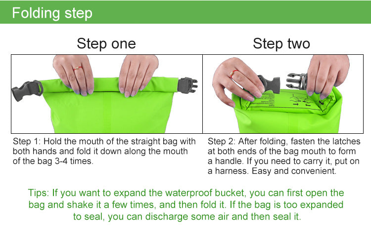 5L/10L/15L/20L/30L  Outdoor Sport PVC Waterproof Storage Dry Bag For Canoe Kayak Rafting Swimming Travel Kit Sack Backpack