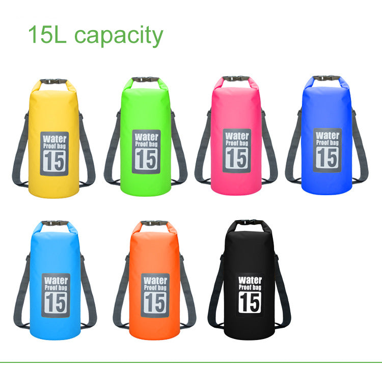 5L/10L/15L/20L/30L  Outdoor Sport PVC Waterproof Storage Dry Bag For Canoe Kayak Rafting Swimming Travel Kit Sack Backpack