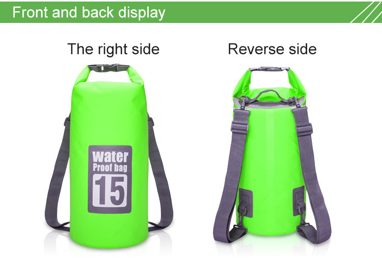 5L/10L/15L/20L/30L  Outdoor Sport PVC Waterproof Storage Dry Bag For Canoe Kayak Rafting Swimming Travel Kit Sack Backpack
