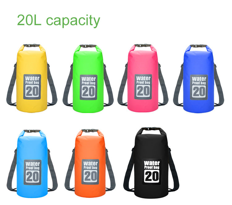 5L/10L/15L/20L/30L  Outdoor Sport PVC Waterproof Storage Dry Bag For Canoe Kayak Rafting Swimming Travel Kit Sack Backpack