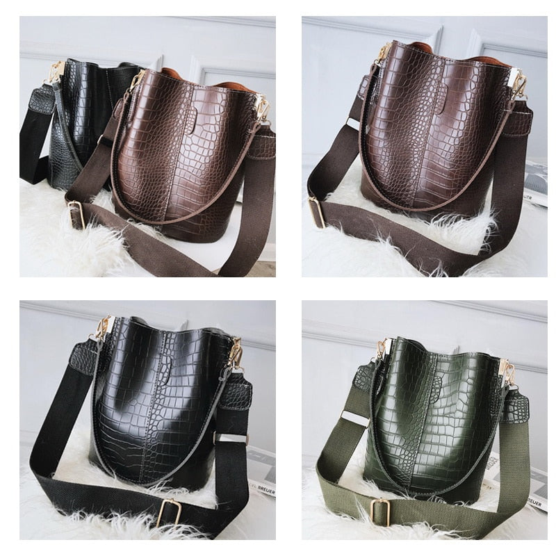 Ansloth Crossbody Bag For Women, Shoulder Bag, Designer Women Bags Luxury PU Leather Bag Bucket Bag Handbag