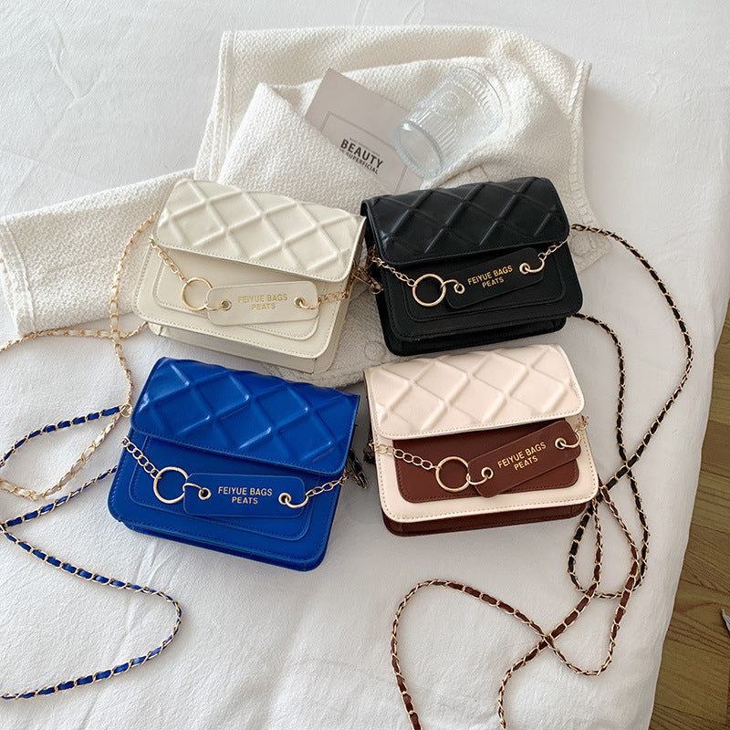 Korean Style Of Women's Bag Small Bag New Small Square Bag Of The Sweet Simple Chain Shoulder Messenger Bag