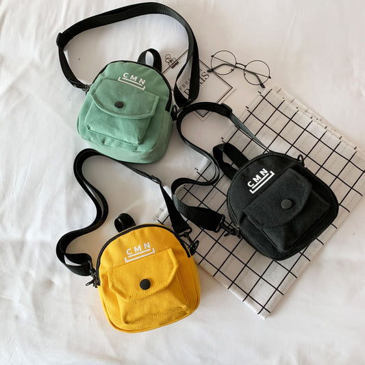 Canvas Bag Women's Autumn And Winter New Trendy Student Net Red With The Same Shoulder Bag Korean Version Student Messenger Bag